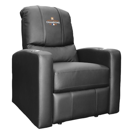 Dreamseat Stealth Recliner with Houston Astros 2022 Champions Logo XZ52082CDSMHTBLK-PSMLB21015